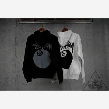 【HYDRA】Stussy 8Ball Zip Hoodie 撞球 8號球 外套 帽夾 連帽外套【SUY146】