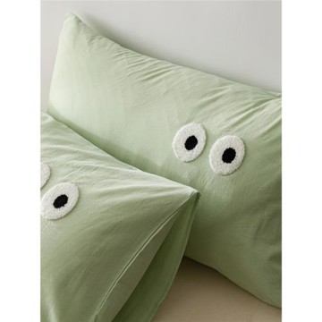 水洗棉枕套枕頭套一對裝家用48cmx74cm冰絲枕芯內膽套男通用2只裝