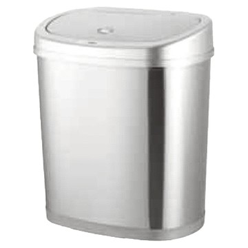 DAY&DAY 日日家居 電子感應自動環保桶 橫向 430不鏽鋼桶身  41.6 x 28.8 x 45.8cm  銀色  1個