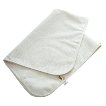 mula 嬰兒紗布巾防水墊  1個  M(130x100cm)  白色