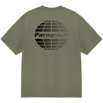 【PARAGRAPH】25FW NO.002 GRADIENT CIRCLE LOGO TEE 漸變 短T (軍綠色)