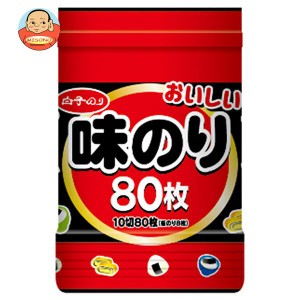 白子のり 卓上味のり 10切80枚×12個入×(2ケース)｜ 送料無料