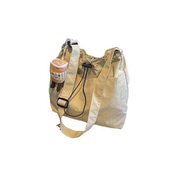 Catrin Kelvin 法國單肩包大容量休閑帆布包托特包上課通勤斜挎包