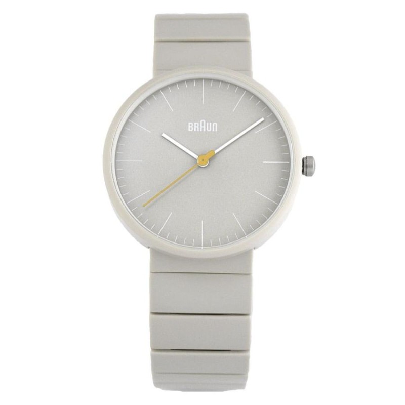 BRAUN ブラウン Ceramic Analog Watch BN0171GYGYG グレー 腕時計 男女