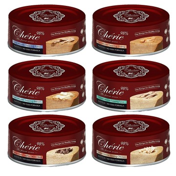 Cherie 【24入組】- 80g 全方位無膠主食罐系列