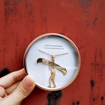 獨家設計【港台免運】生日禮物泛舟 / 獨木舟 / Kayak 項鍊