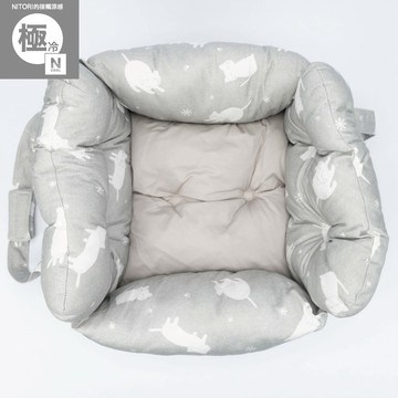 NITORI 【DECO HOME商品】接觸涼感 車用寵物窩 寵物床 N COOL 極冷 白貓(DH)