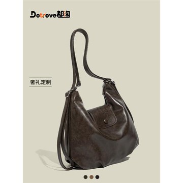 都淘小眾韓系托特包女2025新款百搭大容量上課通勤雙肩包單肩斜挎