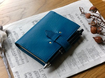 TRAVELER'S notebook 書套 / 護照尺寸（適用 2~3 本） / 皮革 / 綠松石藍
