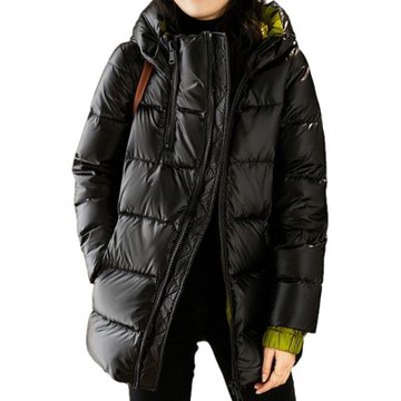 [巴黎精品] 現貨+預購 頂級真羽絨外套90%鵝絨羽絨衣秋冬外套保暖大碼休閒女裝-連帽雙面短女外套2色a1lm7