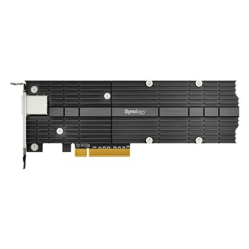 Synology 昌運監視器 E10M20-T1 專為提升效能所設計的 M.2 SSD與10GbE的複合式轉接卡