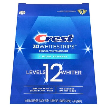 Crest, 3D Whitestrips™，亮齒套裝，1 小時特快，20 條