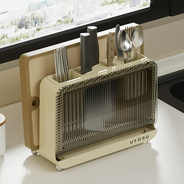 刀架置物架筷籠一體廚房刀具收納架家用多功能砧板架筷子籠菜板【幸福驛站】