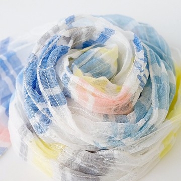 亞麻手工編織麻披肩 [Cool Breeze 01]