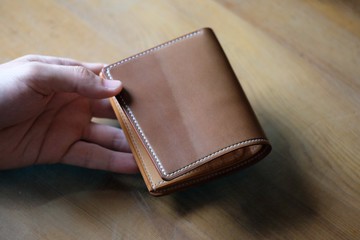(現貨) MILDY HANDS - SV01 馬臀皮 短夾 Horween shell cordovan