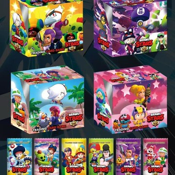 暢銷熱賣🔔荒野亂鬥周邊 斯派克 娃娃吊飾抱枕 Brawl Stars 英文版荒野亂鬥卡片卡牌便宜夜市高顏值卡包