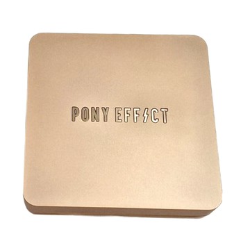 PONY EFFECT 升級款小金磚持久無暇氣墊粉餅 Set 微米遮瑕 防水抗汗 輕盈持妝 高防曬係數 奢華霧光 適合敏感肌膚  #003 NUDE BEIGE  1組