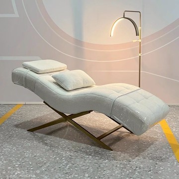 新款S型美睫床美容床美甲洗臉采耳美睫紋繡紋身美容院專用床197SFY 快速出貨