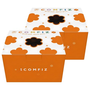 COMFIZ 康菲 兒童3D醫療口罩 3~7歲  2盒  兔兔寶貝 紫色  30片