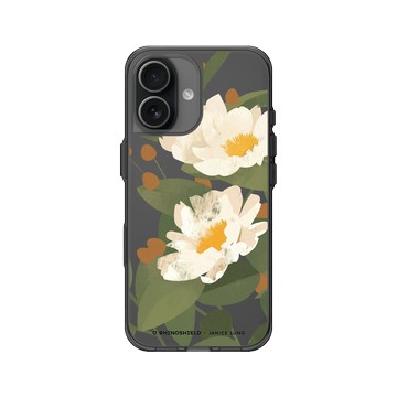 iPhone 17 Clear (相機按鈕) 酷墨灰 - Janice Sung - Flora 花