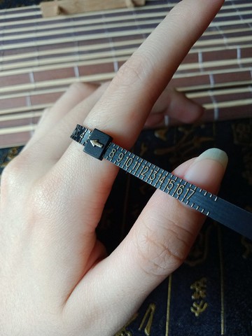 佚名山河。戒圍測量器 。美圍。(US Ring Sizer)