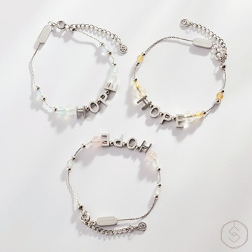 【SPANCONNY】CONNY 專屬希望 | 海藍寶 粉水晶 黃水晶 | 天然水晶手鍊