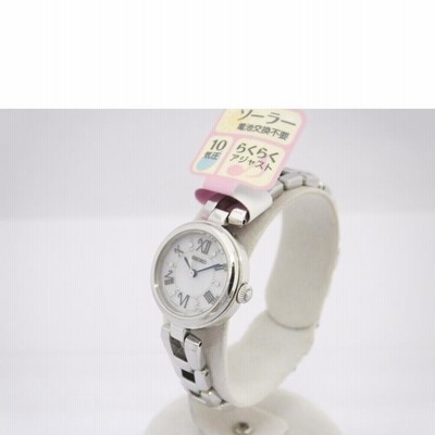 SEIKO セイコー/レディースソーラー腕時計/V117-0CT0/610***/B
