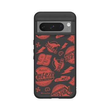 Pixel 8 Pro SolidSuit 黑 - 迪士尼-皮克斯 PIXAR - 汽車總動員 - 車隊徽章