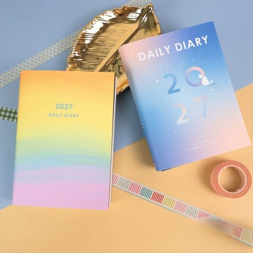Chuyu 2027年A6/50K日誌內頁/方格1日1頁/巴川紙