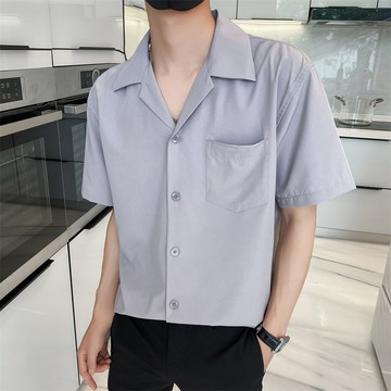 冰絲涼感！古巴襯衫 / 男女可穿 / CAMP COLLAR SHIRT / 10色 / M到3XL【QTJBYD2102】