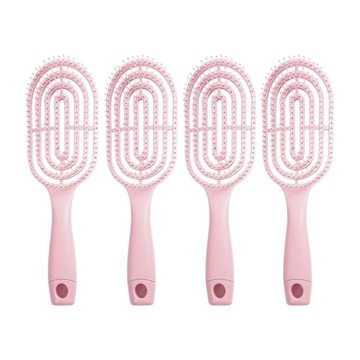 小麥購物 馬卡龍簍空梳 Y106 43g  4個  胭脂粉