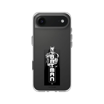 iPhone Air Clear Case（相機按鈕） 透明 - Batman 蝙蝠俠 - 黑白畫風-蝙蝠俠