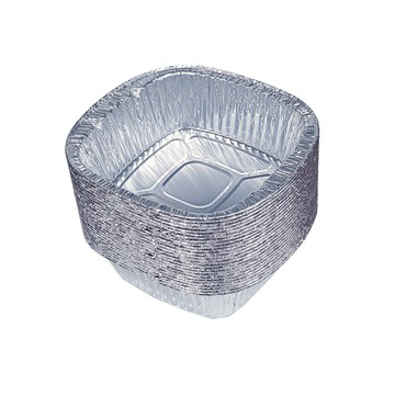 直火方形鋁箔容器 19 x 5.5 公分  1組  25個
