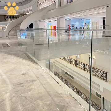 無框玻璃護欄 騎樓扶手 預埋鐵槽 陽臺扶手 家用 網紅 GANGGANG【W1222】