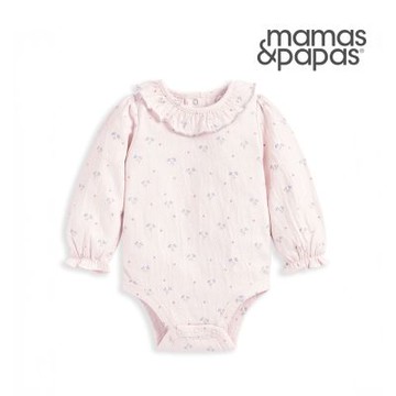 Mamas&Papas 勿忘草-長袖包屁衣