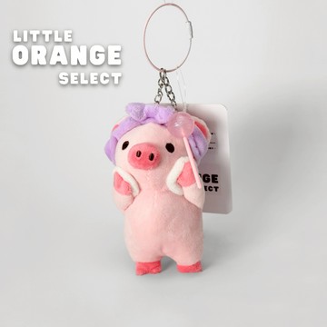 愛漂亮小豬正在洗臉吊飾  聖誕節 交換禮物 療癒 玩偶 可愛娃娃 包包吊飾 生日禮物