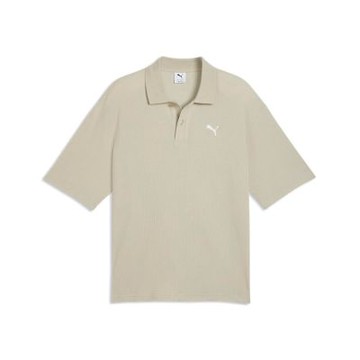 【PUMA官方旗艦】流行系列ESS華夫格寬鬆短袖Polo衫 男性 63436261