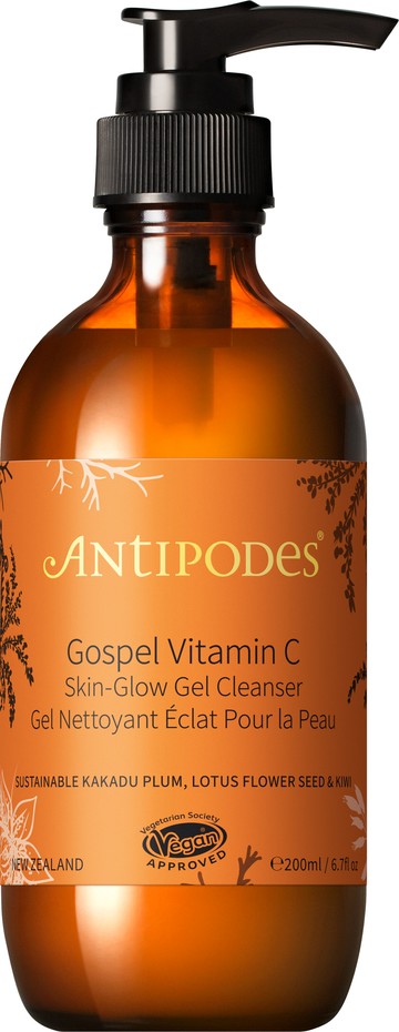 Antipodes Gospel Vitamin C Skin-Glow Gel Cleanser 200ml