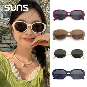 【SUNS】時尚橢圓TR90墨鏡 Polarized偏光墨鏡 流行明星款 顯小臉 輕量20g 防眩光 抗UV400