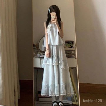 ⭐限量特賣⭐【3965人收藏】薄荷曼波小清新兩件套韓係甜美可愛減齡少女感清透簡約氛圍感套裝