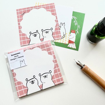 方形便條紙 三種組合