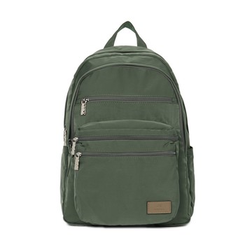 J II 後背包-風旅雙拉鍊防潑水後背包-石墨綠-6003-8