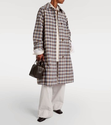 The Row Square leather ballet flats