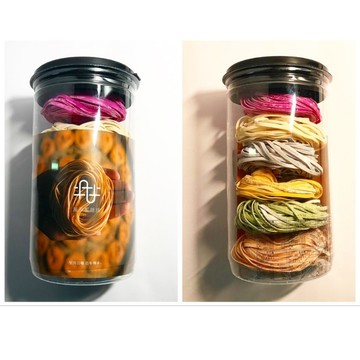 【萬源製麵鋪】手工日曬蔬果麵 7種口味（罐裝） 蕃茄、蝶豆花、南瓜、原味、火龍果、菠菜、胡蘿蔔 無防腐劑