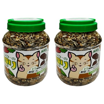 PetBest 倉鼠的大補帖 綜合蔬菜飼料  2罐  800g