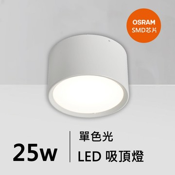 25W簡約吸頂燈｜QC-30311W-歐司朗芯片