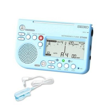 SEIKO STH200BLSP+STM30 二合一數位節拍器/調音器 藍色