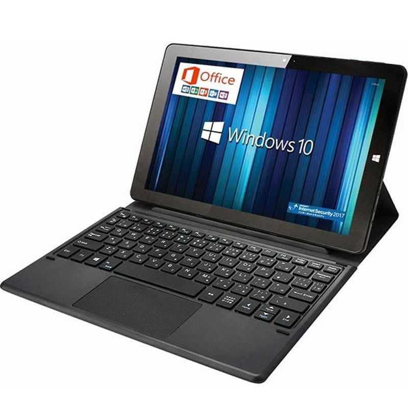 GM-JAPAN ノートパソコン Windows 11 Office搭載 575g 10.1インチ 2in1