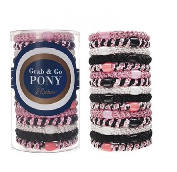 L. Erickson 彈力髮圈-Blush 粗款髮圈 分裝5入/桶裝15入 不咬髮 名牌髮圈＊夏日微風＊