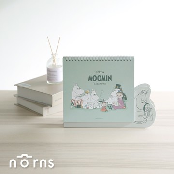 MOOMIN  2026年桌曆 Norns Original Design 正版授權 ｜嚕嚕米日曆療癒IP 桌上型月曆 居家書桌擺設